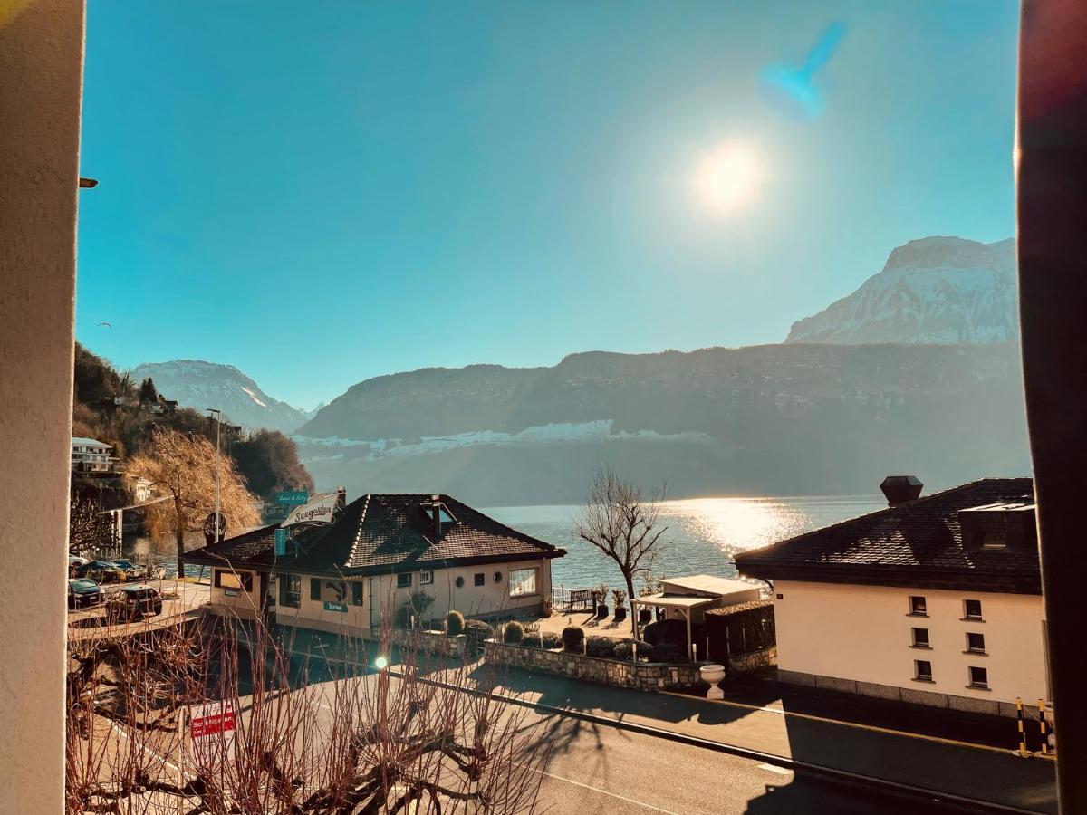 Seehotel Riviera At Lake Lucerne Gersau Exterior foto